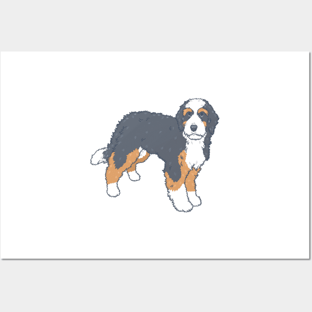 Bernedoodle Wall Art by Csieben